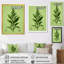 «Green Minimalist Herbal Harmony I - Floral Herbs», art mural-2139368960-2139368980