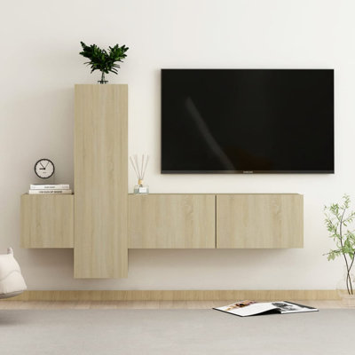 Giniebra Unfinished Floating Entertainment Centre for TVs up to 88"