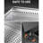 Black 25 Inch Smokeless Fire Pit, Portable Stainless Steel Outdoor Fireplace With Ash Pan For Backyard Camping Pan,-321105254
