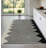 4' X 6' Cream and Black Abstract Distressed Area Rug