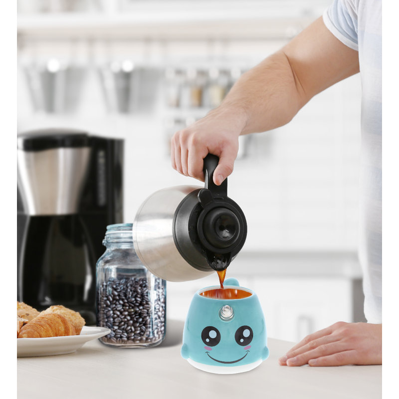 Grande tasse à café licorne de narwhal