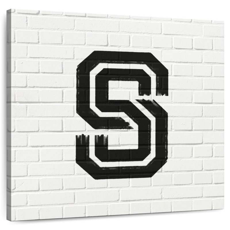 Tergel Brick S Alphabet, 10" H x 10" W