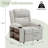 Single Motor Space-Saving Multi-Functional Recliner With Double-Sided Storage Shelves