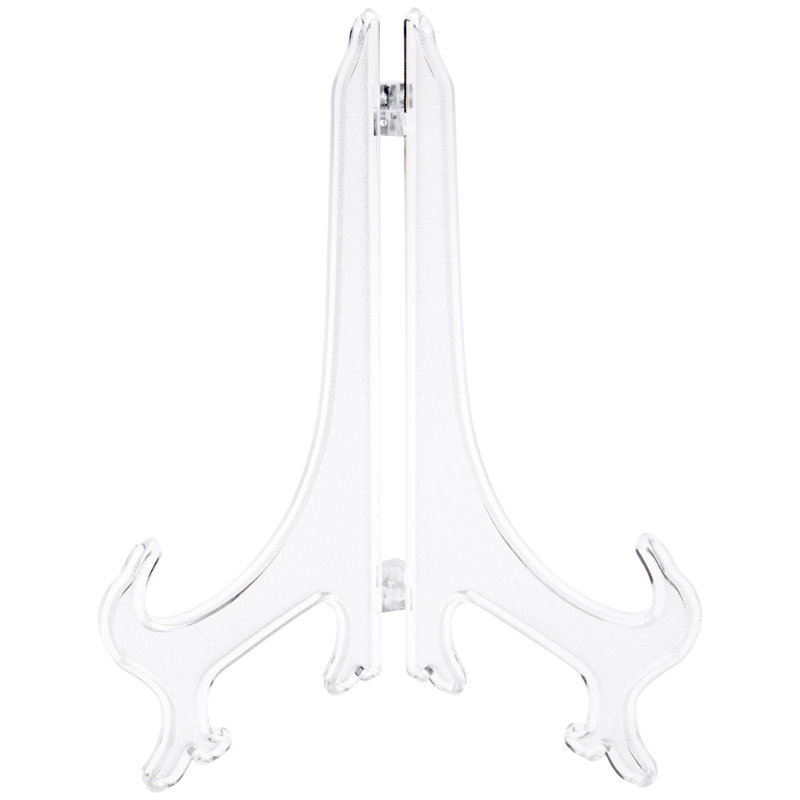 Support à assiettes Danaka, Transparent, H 9 po x l 7 po x P 6 po, 6