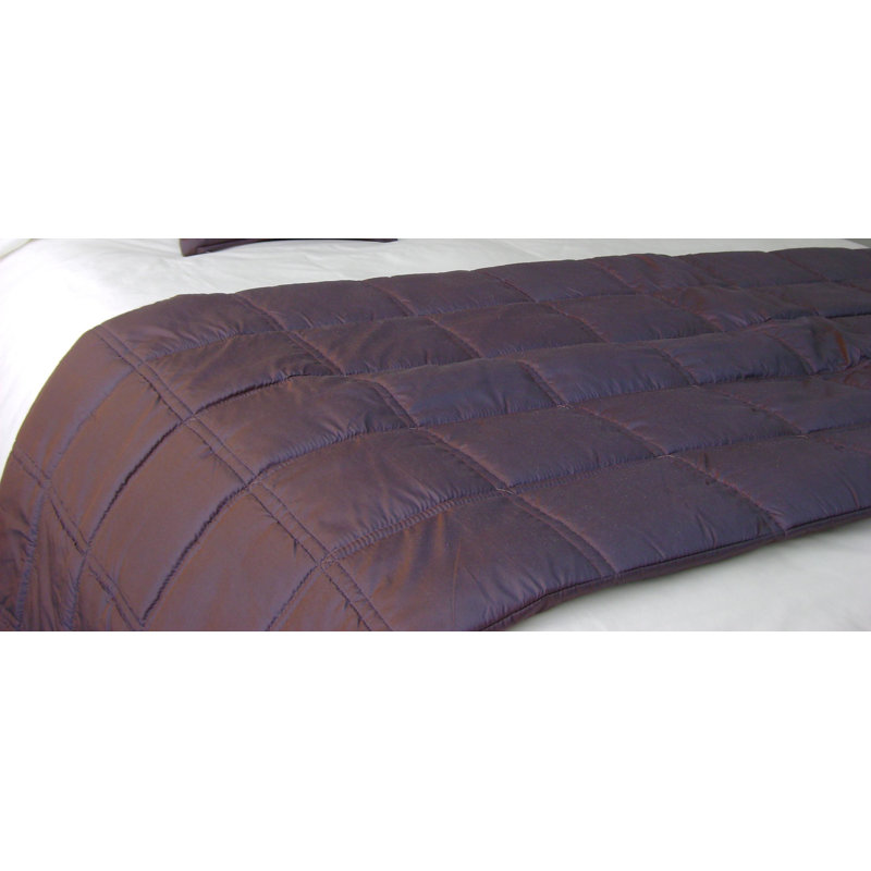 Poulan Bed Runner, Aubergine