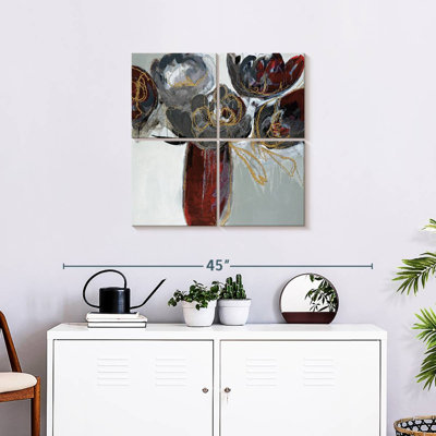 Avery rubis et gris
