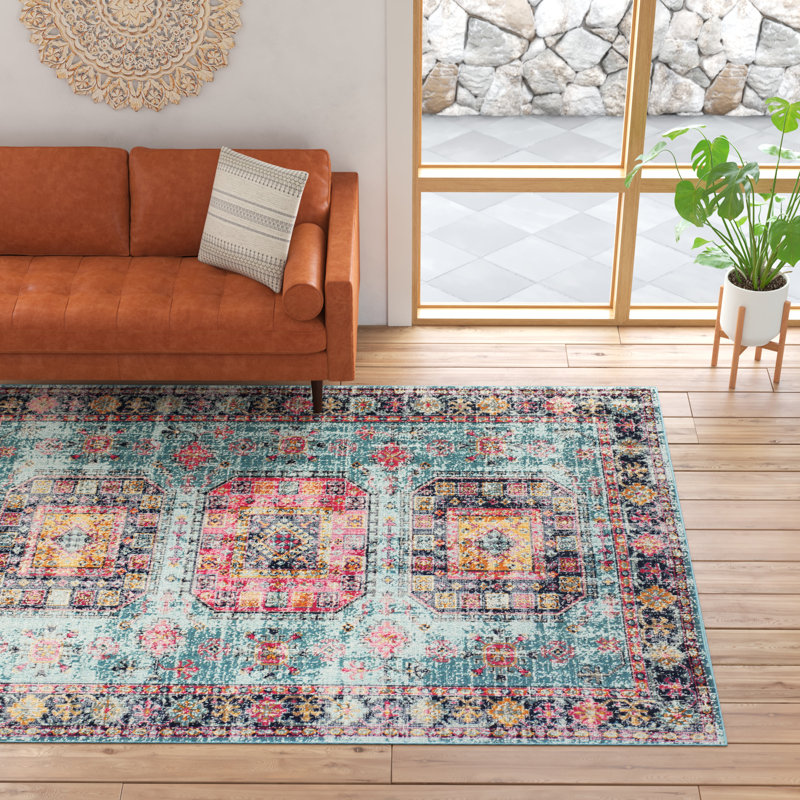 Jerad Oriental Area Rug, Rectangle 161 x 229cm
