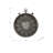 Clocks, 24" Round, Gear Mechanism, Wall Clock, Grey, Transitional