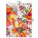 Florentia Floral Tufted Orange/Pink/Ivory Non-Slip Rubberback Area Rug