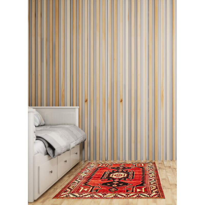Andelz Red Rug 4'5" x 6'3"