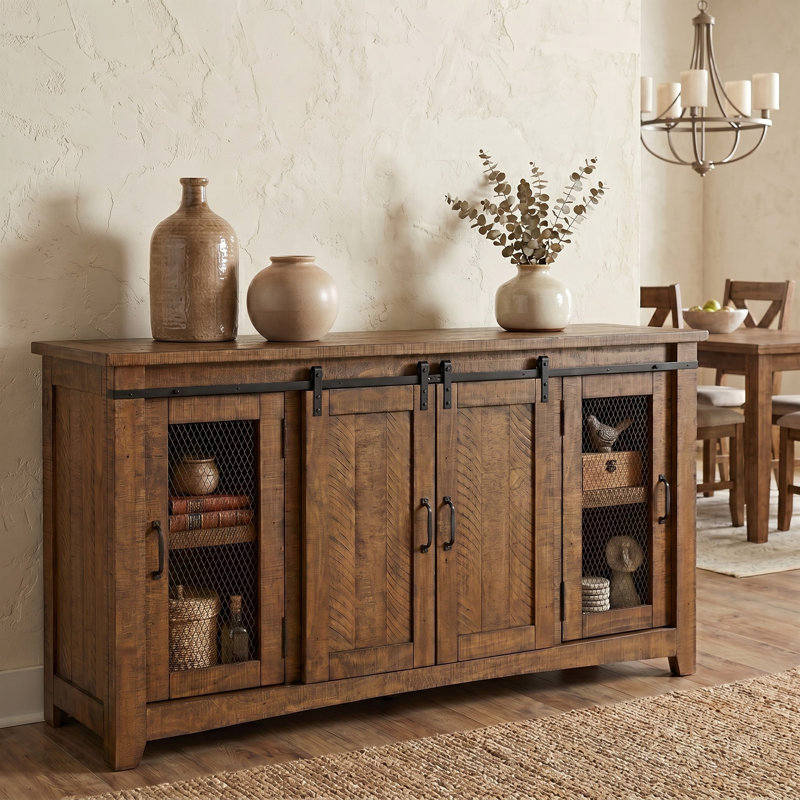 Kinsella Solid Wood TV Stand, Natural