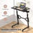 Small Standing Desk With Wheels, Portable Treadmill Desk, Rolling Desk Adjustable Height For Laptop, Mobile Standing Table For Walking Pad, Bedside Table
