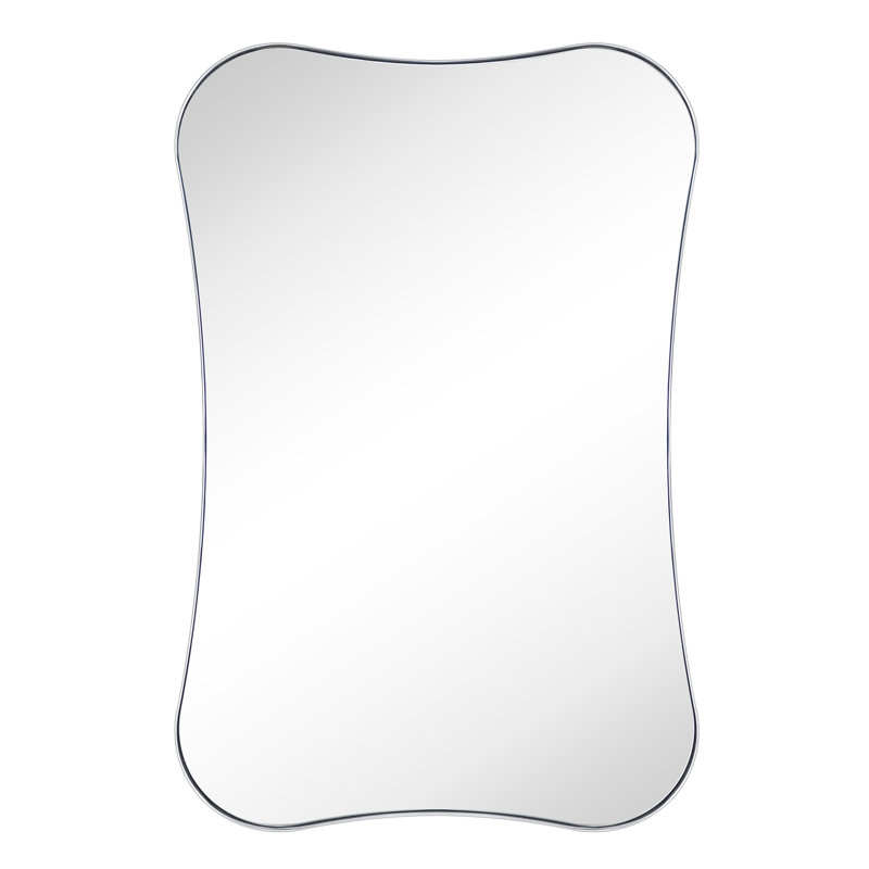 Toini Metal Irregular Mirror, Chrome
