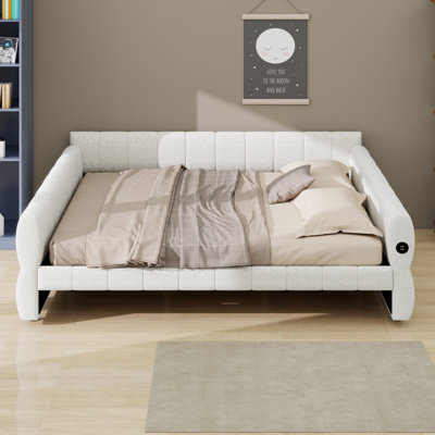 Latitude Run® Upholstered Platform Bed , Elegant Design for Any Bedroom