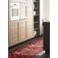 Tapis rouge en laine noué à la main 3 pi 7 po x 13 pi 0 po Andelz