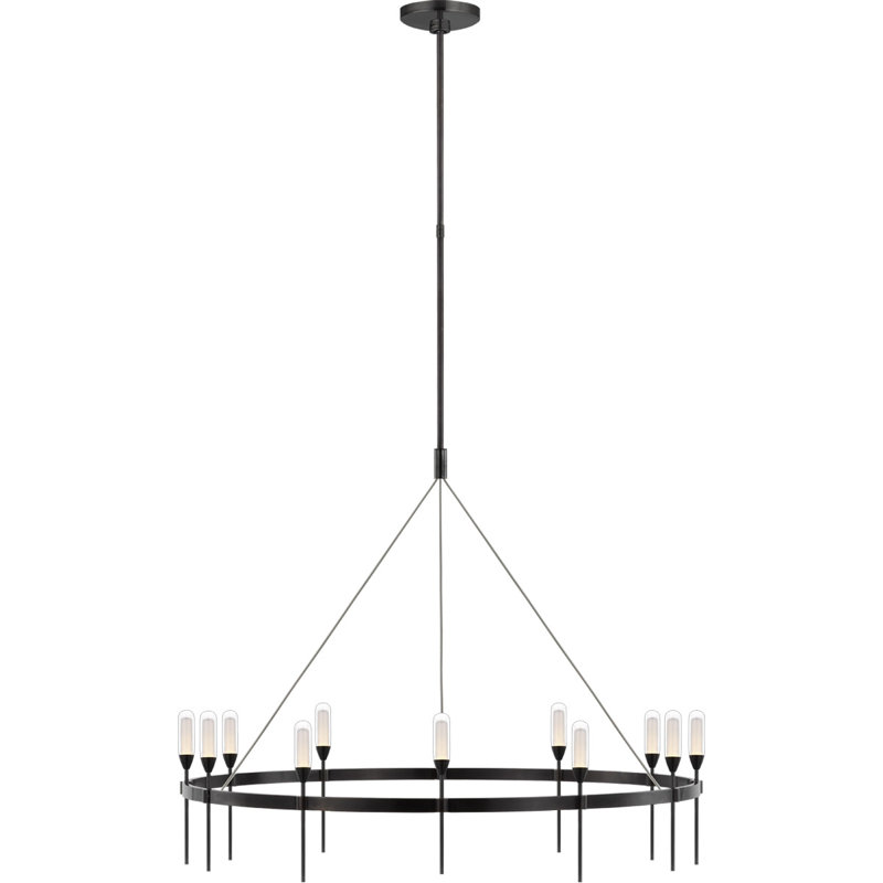 Peter Bristol Overture XL Ring Chandelier, Bronze