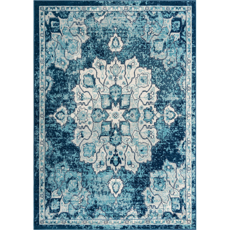 Mirveta Oriental Indoor Rug, Rectangle 7' x 10'