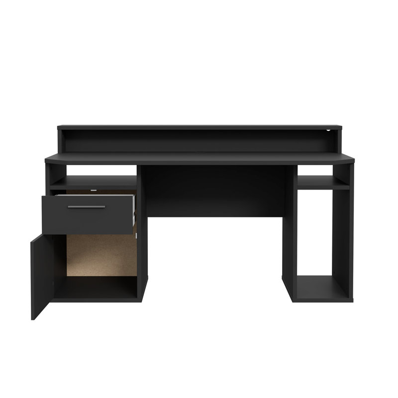 Bottorff Computer Desk, Matte Black