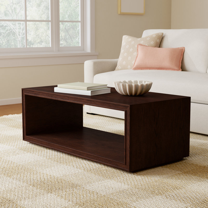 Southampton Solid Wood Top Single Coffee Table, Brown