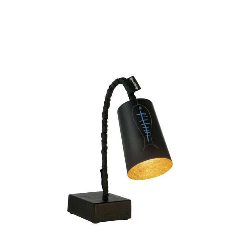 Adjustable Metal Desk Lamp, Gold