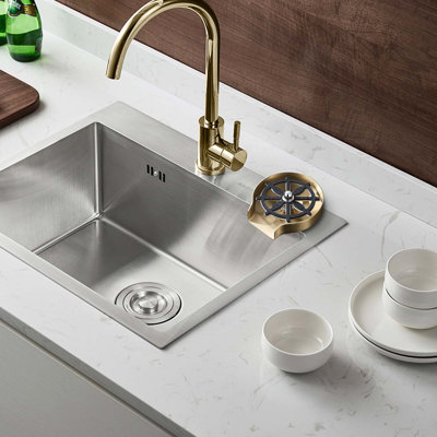 Rince-verres en acier inoxydable de 4,76 po pour éviers de cuisine