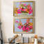 «Saturated Spring Blooms I», ensemble de 2 cadres photo-983041289-983041287