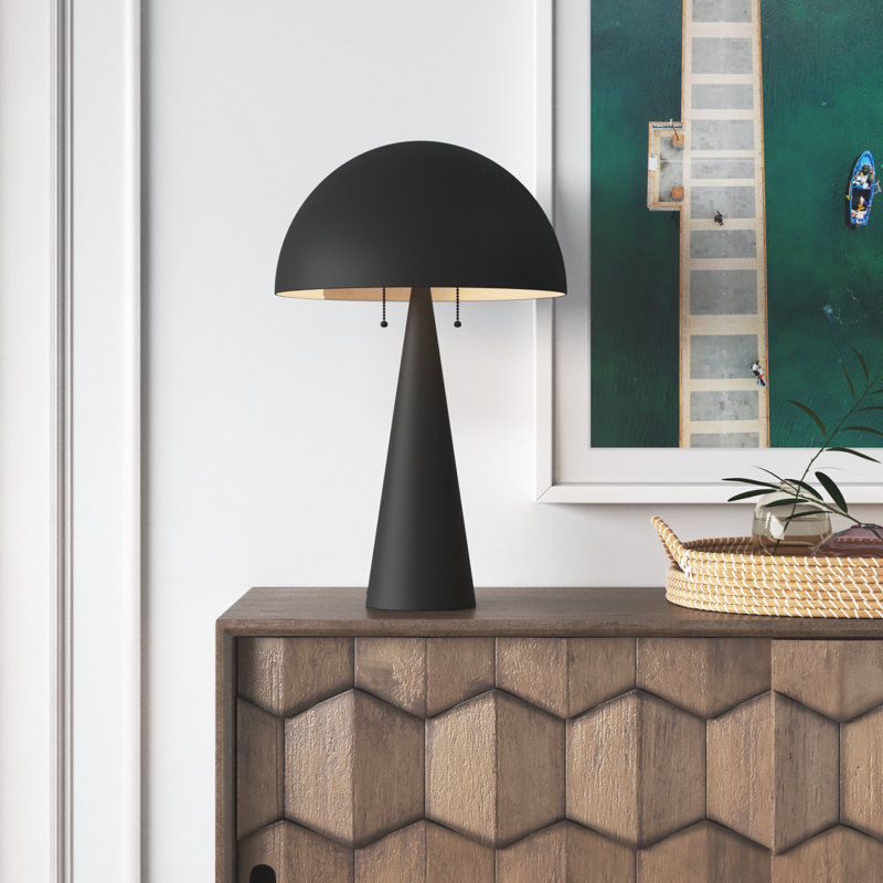 Union Metal Table Lamp, Black