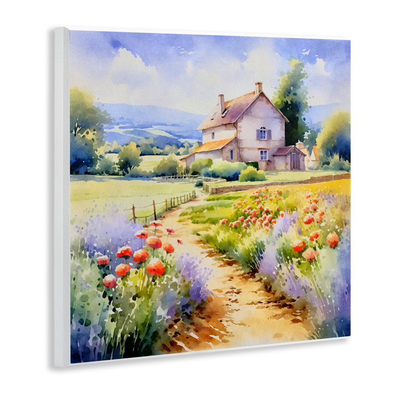 «Provence Cottage Gardens», art mural par Andrea Haase