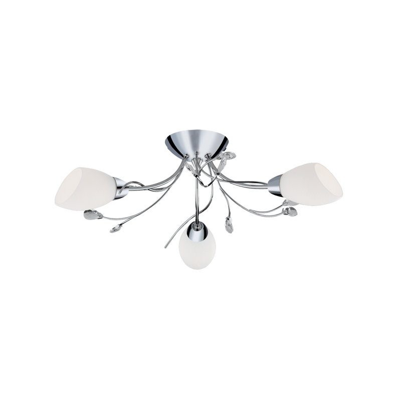 Jairo Semi Flush Mount, Chrome