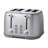 Betty Crocker 4-slice Multi-function Toaster, Toaster 4 Slice With Extra Wide Slots For Thick Bread, Bagel & Waffle, Toast Shade Control Dial, Slide Out Crumb Tray-93822676