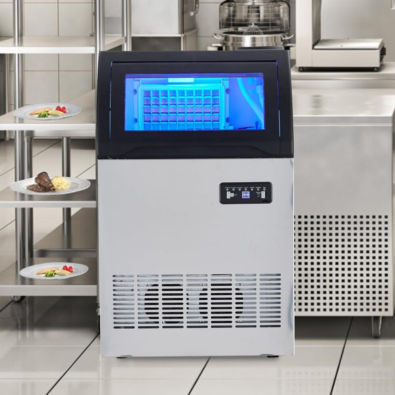 3.5 Cu Ft Commercial Display Refrigerator, Glass Door Beverage Fridge