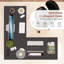 Amardev L-Shaped Metal Base Computer Desk-1345871578