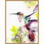 Reproduction d’art sur toile, "Hummingbird" par Canotstopd