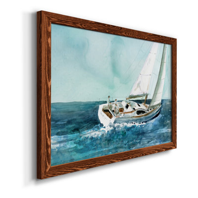 Delray Sail - Peinture sur toile encadrée