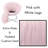 BirdRock Home Faux Fur Saucer Chair, Pink Faux-White legs-57774338-57774339
