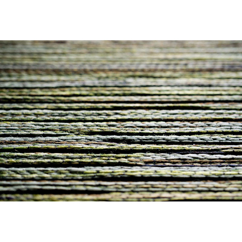 Adna Striped Indoor / Outdoor Area Rug, Rectangle 60 x 110cm