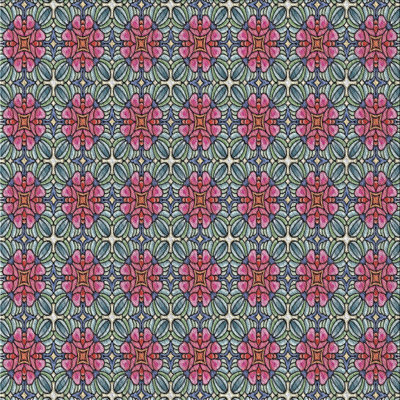 Tapis décoratif rose