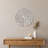 20.5" Leaf Pattern Wall Decor In Bright White Finish - Modern Iron And Paper Wall Art-219473309