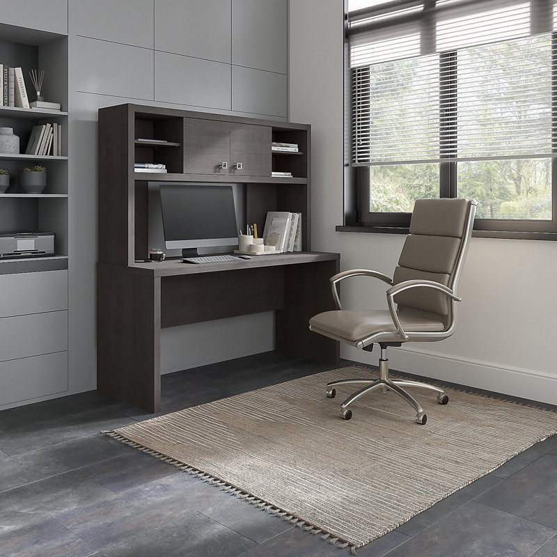 Crédence Echo avec huche, Érable gris anthracite