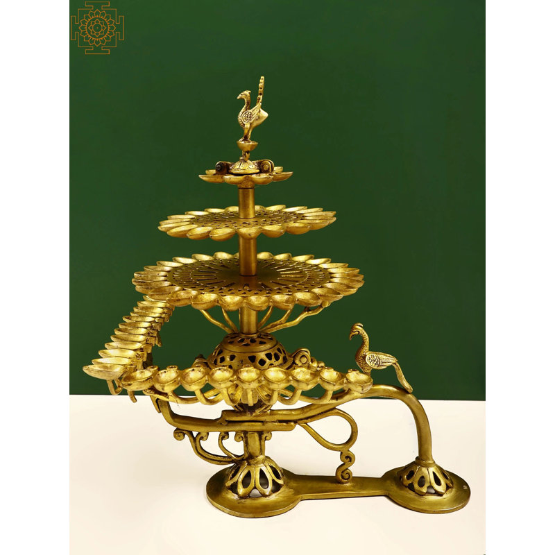 16'' H Metal Tabletop Candelabra