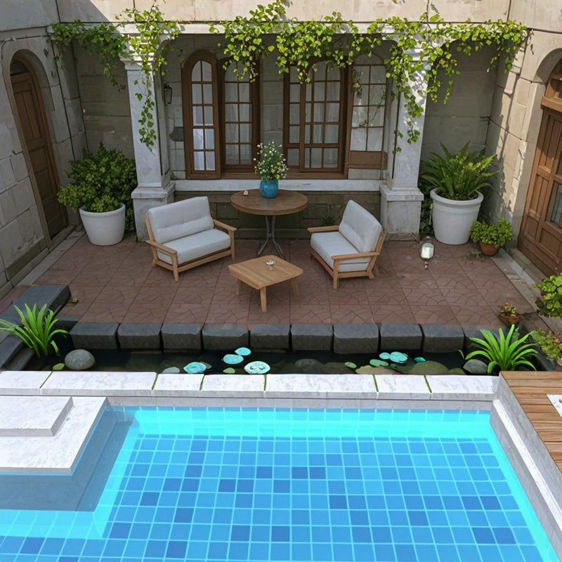 DIY Module Interlocking Decking Tiles Floor Tile