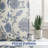 Kitchen Curtain Floral Tier Linen Short Pinstripe Cafe for Living Room Bathroom Julia Farmhouse Rustic Curtains Rod Pocket 2 Panels-1193661839-1193661835