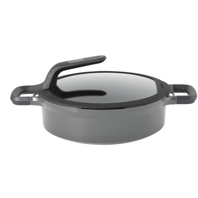 Gem Non-Stick Aluminum Saute Pan with Lid