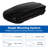 Hard Shell Roof Top Cargo Carrier, 12.4 Cu.Ft Waterproof Car Roof Storage Box with Security Keys, Dual-Sided Opening, Tool-Free Installation, with 2 Reinforced Straps and 2 Keys for Car, Wagon, SUV