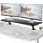 Clamp-on 40in Shelf Monitor Riser