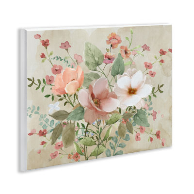 Art mural Elegant Country Blooms, design par Nan