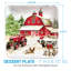 Ensemble de 4 assiettes à dessert Park Designs Christmas At The Farm