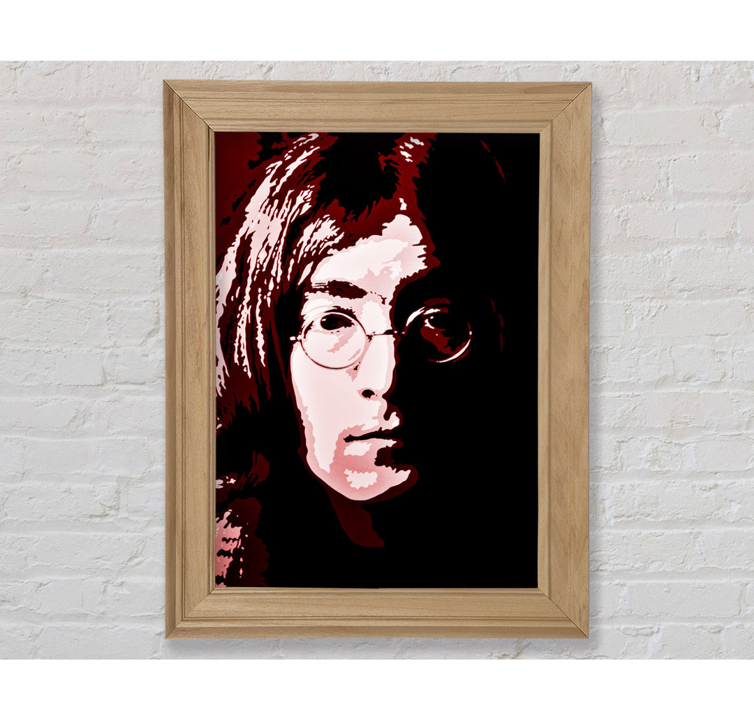 John Lennon Popart - Einzelne Bilderrahmen Kunstdrucke