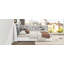 Lit plateforme en bois avec tête de lit, tablettes et 2 tiroirs-158789097