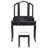 Konieczny Makeup Vanity Set with Stool and Mirror-1804281762